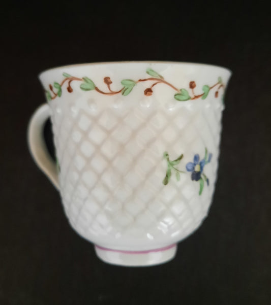 Bristol Pinecone Moulded Coffee Cup c1775